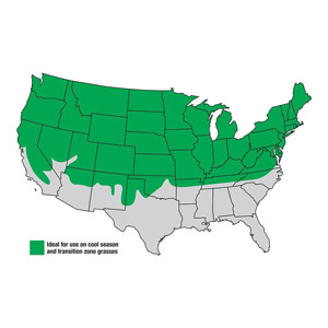 Cool season grasses map