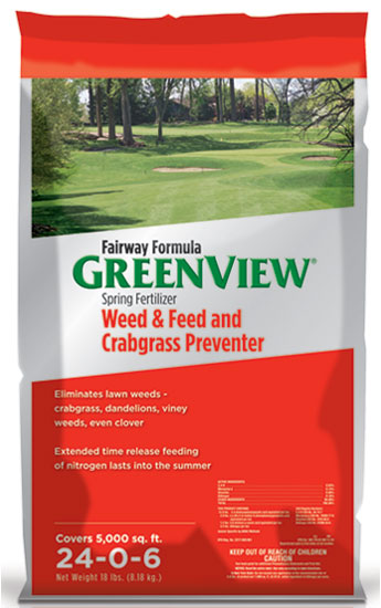 GreenView Fairway Formula Spring Fertilizer Weed & Feed and Crabgrass Preventer