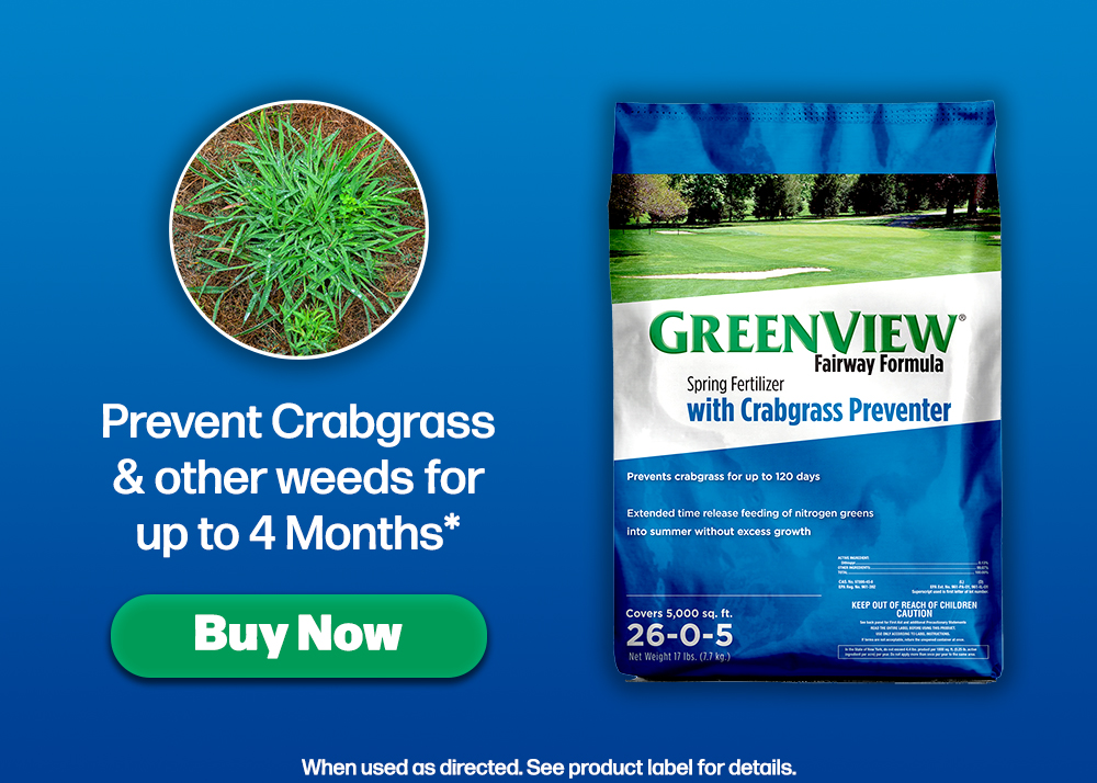 GreenView Spring Fertilizer with Crabgrass Preventer