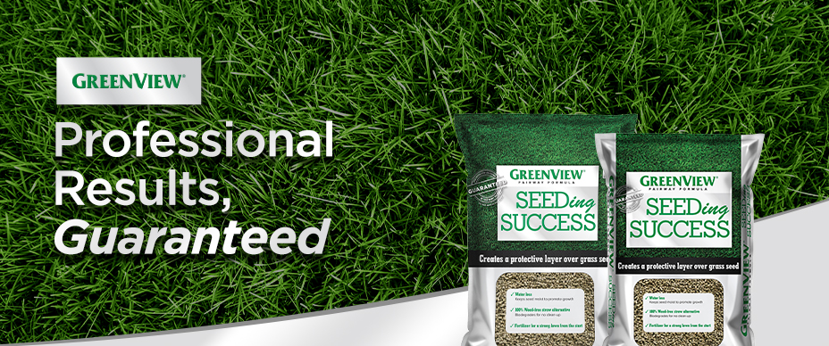 GreenView Fairway Formula Seeding Success Professional Results Guaranteed Banner