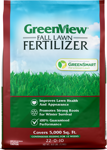 GreenView Fall Lawn Fertilizer with GreenSmart