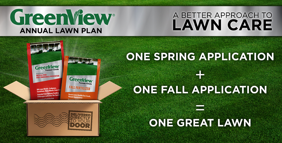 GreenVIew Annual Lawn plan fertilizer subscription program