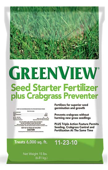 Greenview Seed Starter Fertilizer Plus Crabgrass Preventer 21-31137