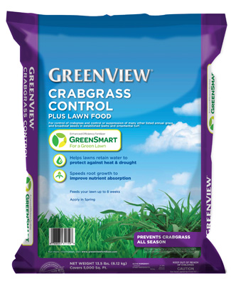 GreenView Crabgrass Control plus Lawn Food with GreenSmart 21-31178