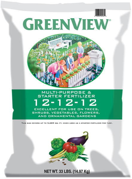 GreenView Multi-Purpose & Starter Fertilizer 12-12-12