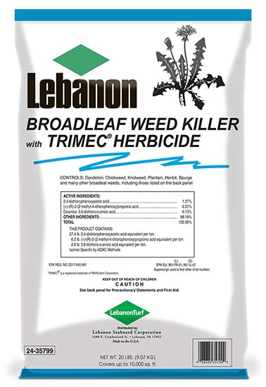 Broadleaf Weed Control with Trimec 24-35800