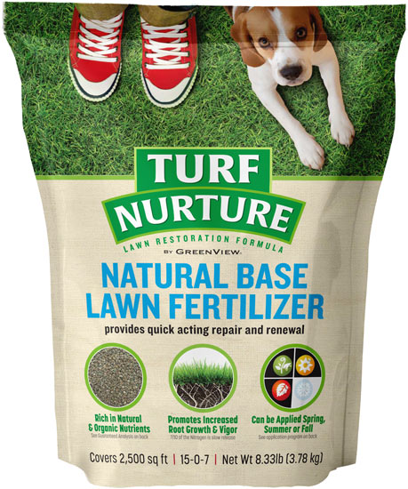 Turf Nurture Natural Base Fertilizer for Lawn Restoration 27-29821