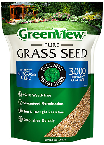 GreenView Pure Grass Seed Kentucky Bluegrass Blend 28-29352