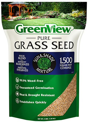 GreenView Pure Grass Seed Sun & Shade Mixture 28-29336