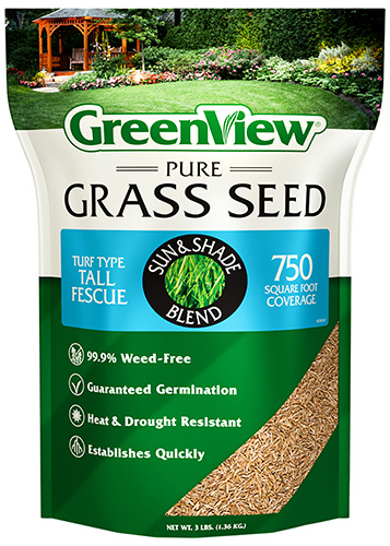 Greenview Pure Grass Seed Turf Type Tall Fescue Sun & Shade Blend 28-29346